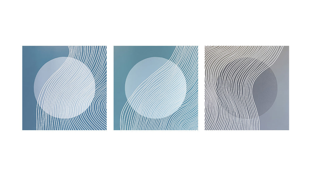 Hypnotic Waves II Art Print