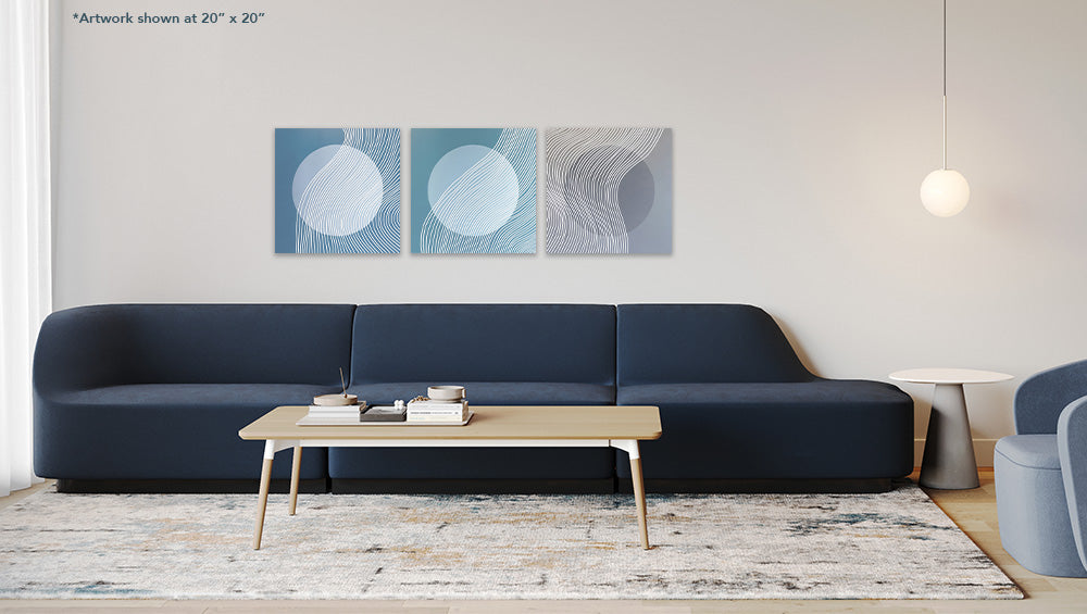 Hypnotic Waves II Art Print